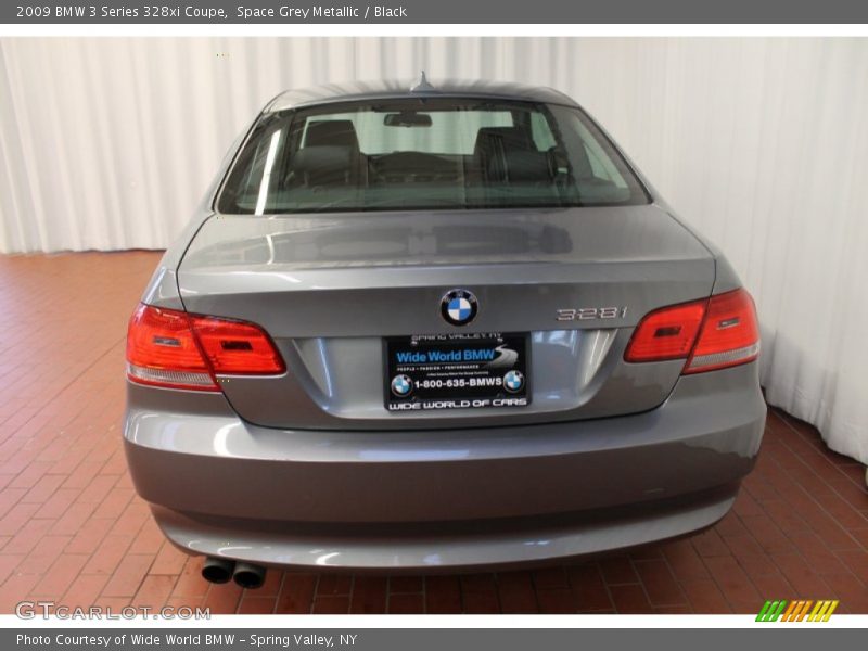 Space Grey Metallic / Black 2009 BMW 3 Series 328xi Coupe