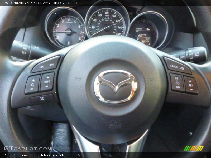 Black Mica / Black 2013 Mazda CX-5 Sport AWD