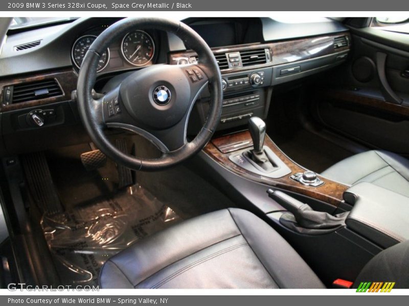 Space Grey Metallic / Black 2009 BMW 3 Series 328xi Coupe