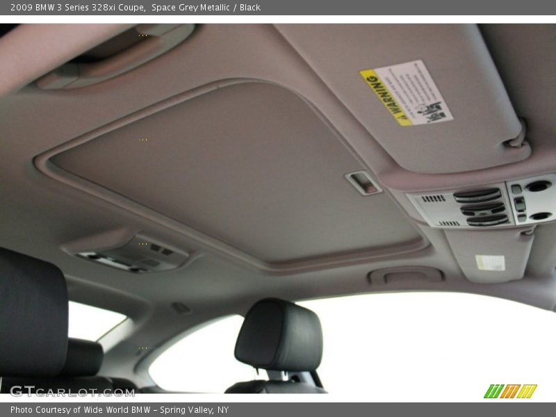 Space Grey Metallic / Black 2009 BMW 3 Series 328xi Coupe