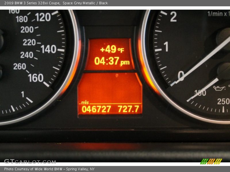 Space Grey Metallic / Black 2009 BMW 3 Series 328xi Coupe