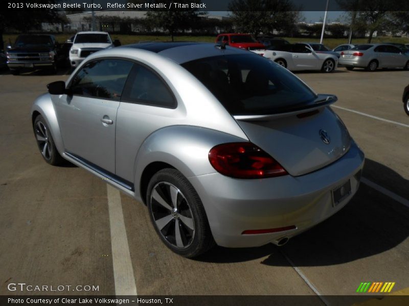 Reflex Silver Metallic / Titan Black 2013 Volkswagen Beetle Turbo