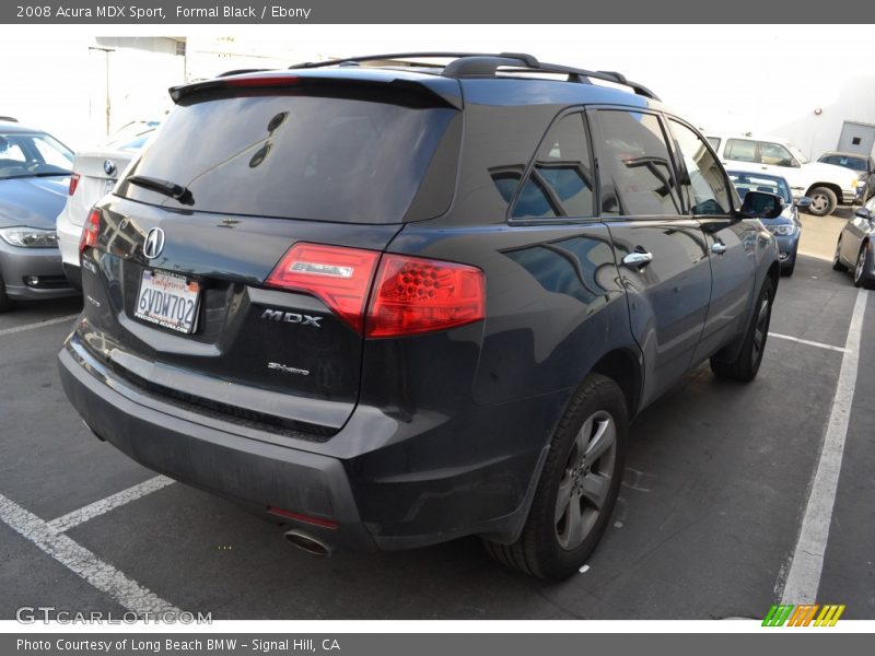 Formal Black / Ebony 2008 Acura MDX Sport