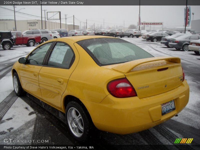 Solar Yellow / Dark Slate Gray 2004 Dodge Neon SXT
