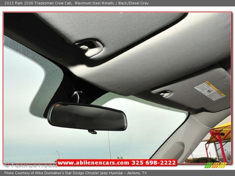 Maximum Steel Metallic / Black/Diesel Gray 2013 Ram 1500 Tradesman Crew Cab