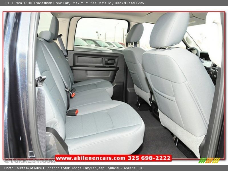 Maximum Steel Metallic / Black/Diesel Gray 2013 Ram 1500 Tradesman Crew Cab