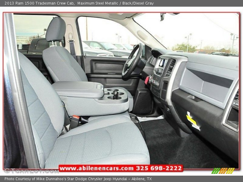 Maximum Steel Metallic / Black/Diesel Gray 2013 Ram 1500 Tradesman Crew Cab