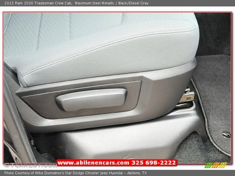 Maximum Steel Metallic / Black/Diesel Gray 2013 Ram 1500 Tradesman Crew Cab