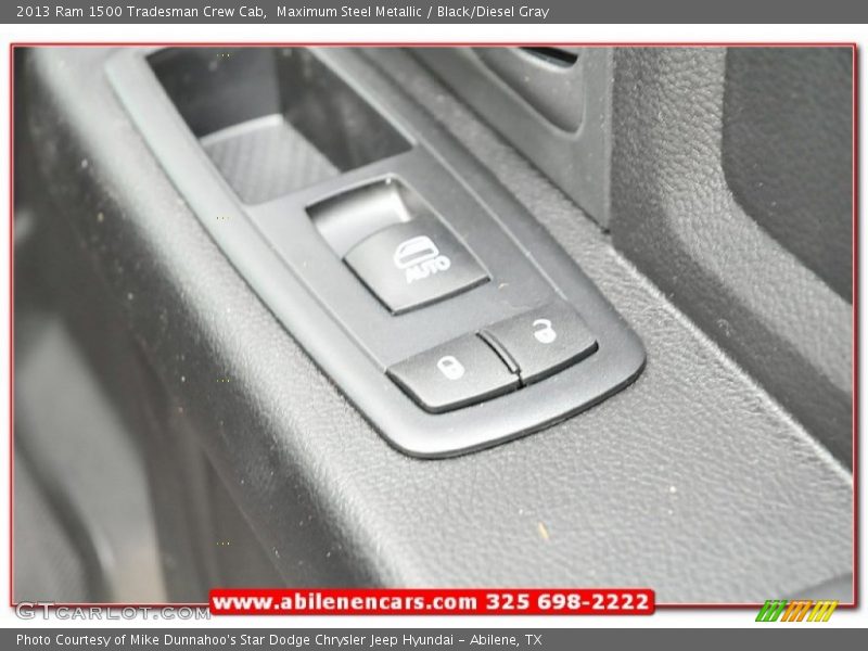 Maximum Steel Metallic / Black/Diesel Gray 2013 Ram 1500 Tradesman Crew Cab