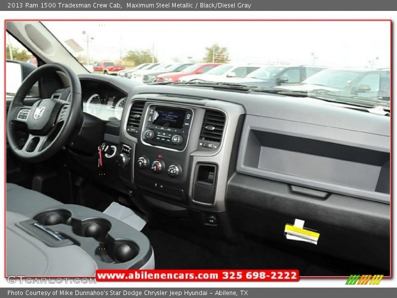 Maximum Steel Metallic / Black/Diesel Gray 2013 Ram 1500 Tradesman Crew Cab