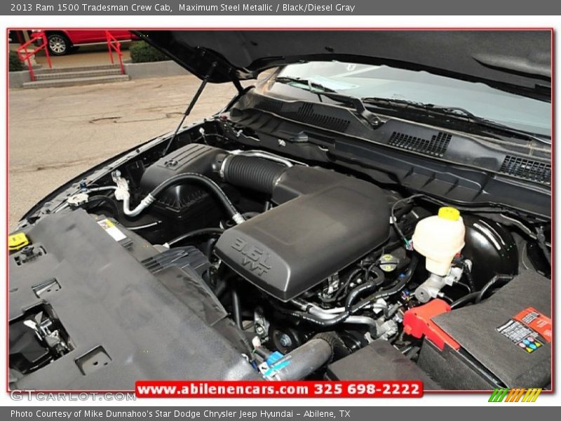 Maximum Steel Metallic / Black/Diesel Gray 2013 Ram 1500 Tradesman Crew Cab