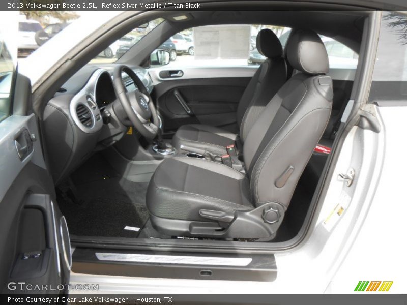 Reflex Silver Metallic / Titan Black 2013 Volkswagen Beetle 2.5L