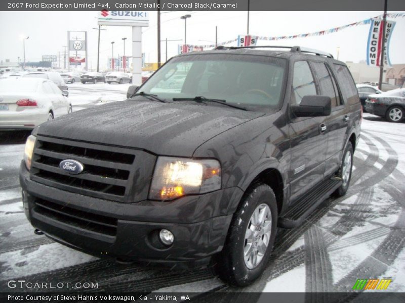 Carbon Metallic / Charcoal Black/Caramel 2007 Ford Expedition Limited 4x4