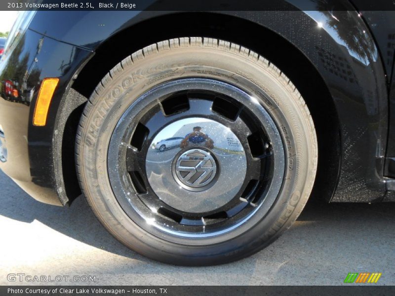 Black / Beige 2013 Volkswagen Beetle 2.5L