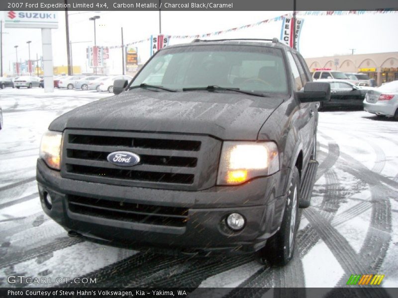 Carbon Metallic / Charcoal Black/Caramel 2007 Ford Expedition Limited 4x4