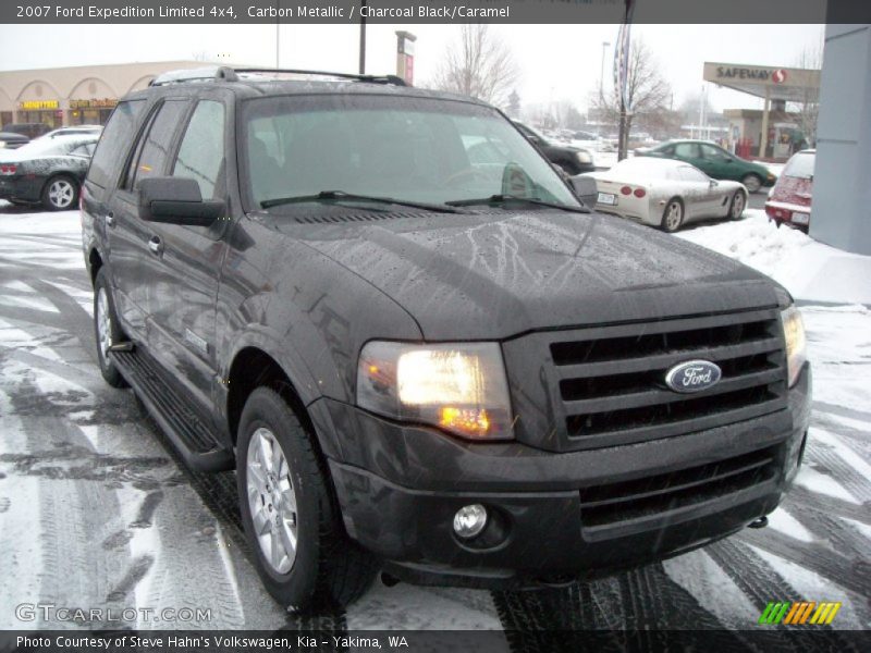 Carbon Metallic / Charcoal Black/Caramel 2007 Ford Expedition Limited 4x4
