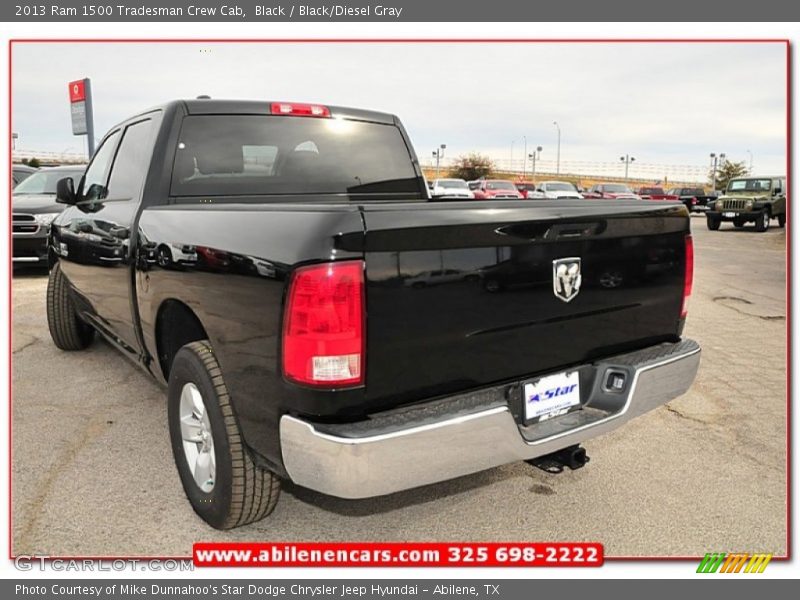 Black / Black/Diesel Gray 2013 Ram 1500 Tradesman Crew Cab