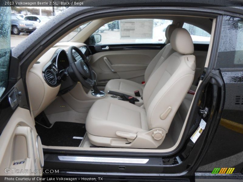 Black / Beige 2013 Volkswagen Beetle 2.5L