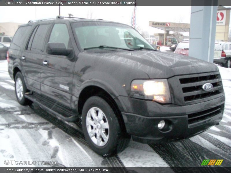 Carbon Metallic / Charcoal Black/Caramel 2007 Ford Expedition Limited 4x4