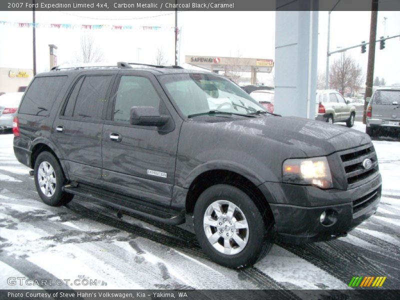 Carbon Metallic / Charcoal Black/Caramel 2007 Ford Expedition Limited 4x4