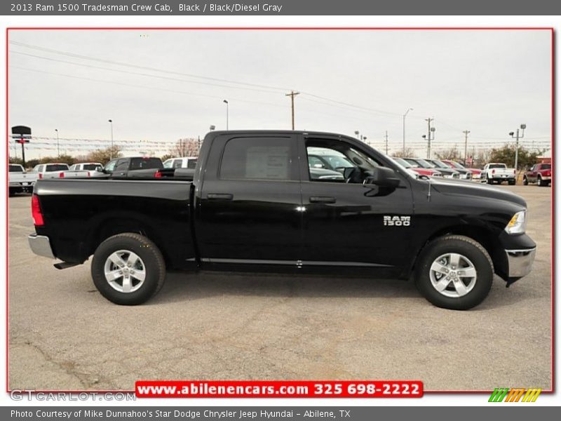 Black / Black/Diesel Gray 2013 Ram 1500 Tradesman Crew Cab