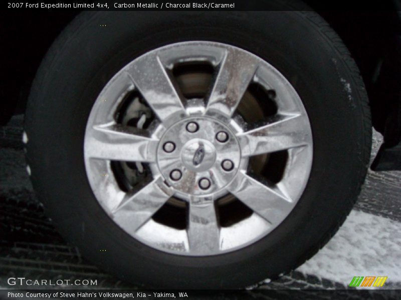 Carbon Metallic / Charcoal Black/Caramel 2007 Ford Expedition Limited 4x4