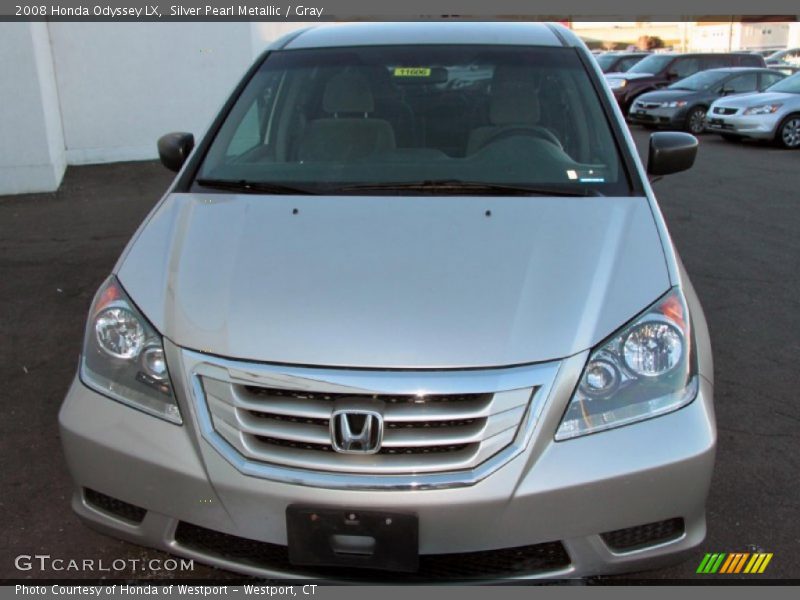 Silver Pearl Metallic / Gray 2008 Honda Odyssey LX