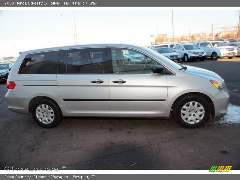 Silver Pearl Metallic / Gray 2008 Honda Odyssey LX