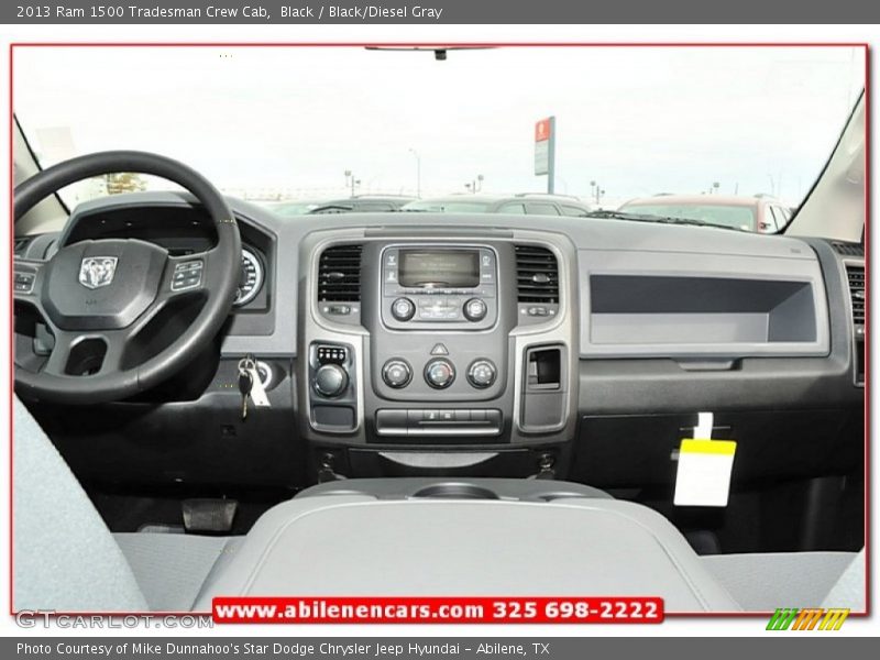 Black / Black/Diesel Gray 2013 Ram 1500 Tradesman Crew Cab