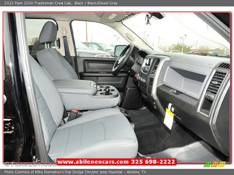 Black / Black/Diesel Gray 2013 Ram 1500 Tradesman Crew Cab