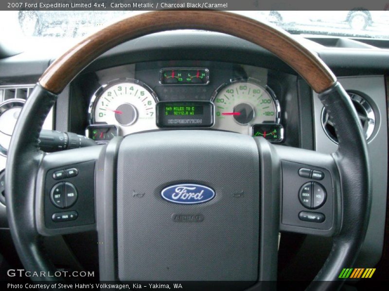 Carbon Metallic / Charcoal Black/Caramel 2007 Ford Expedition Limited 4x4
