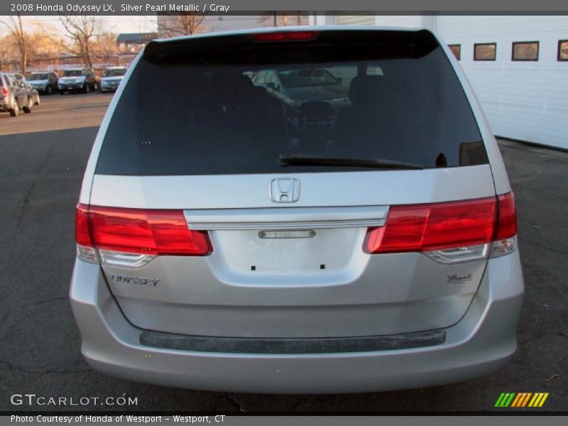 Silver Pearl Metallic / Gray 2008 Honda Odyssey LX