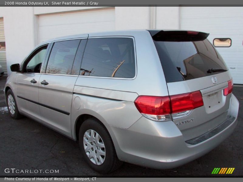 Silver Pearl Metallic / Gray 2008 Honda Odyssey LX