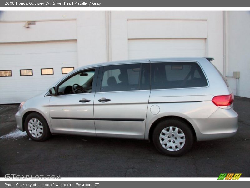 Silver Pearl Metallic / Gray 2008 Honda Odyssey LX