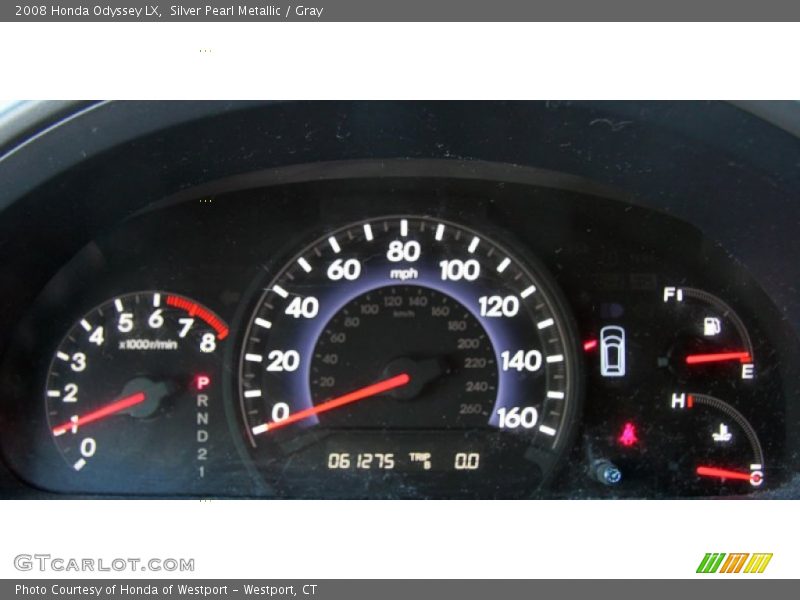 Silver Pearl Metallic / Gray 2008 Honda Odyssey LX