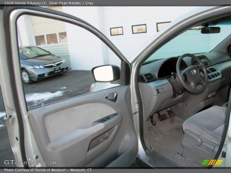 Silver Pearl Metallic / Gray 2008 Honda Odyssey LX