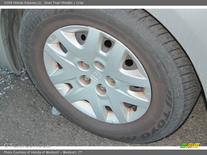 Silver Pearl Metallic / Gray 2008 Honda Odyssey LX