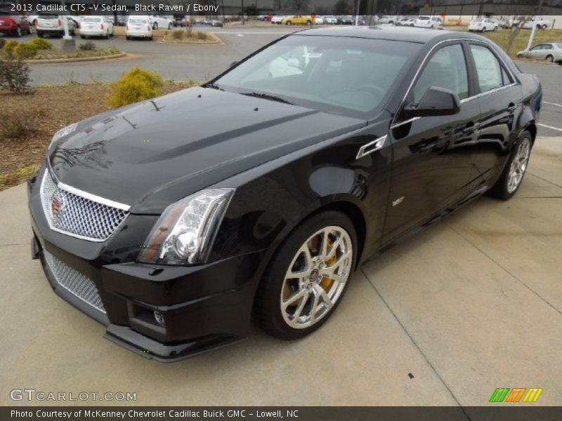 Black Raven / Ebony 2013 Cadillac CTS -V Sedan