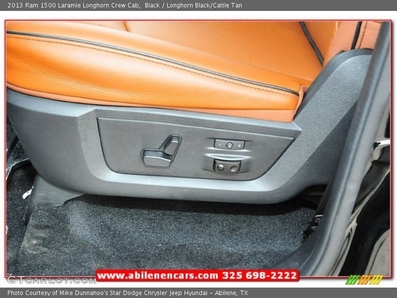 Black / Longhorn Black/Cattle Tan 2013 Ram 1500 Laramie Longhorn Crew Cab