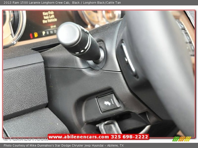 Black / Longhorn Black/Cattle Tan 2013 Ram 1500 Laramie Longhorn Crew Cab