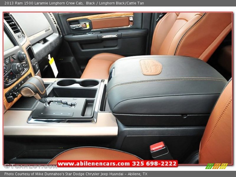 Black / Longhorn Black/Cattle Tan 2013 Ram 1500 Laramie Longhorn Crew Cab