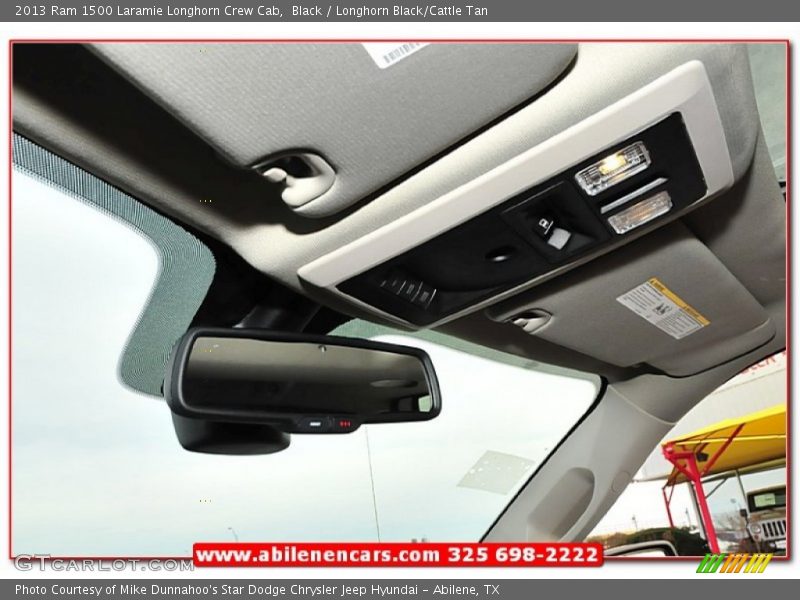 Black / Longhorn Black/Cattle Tan 2013 Ram 1500 Laramie Longhorn Crew Cab