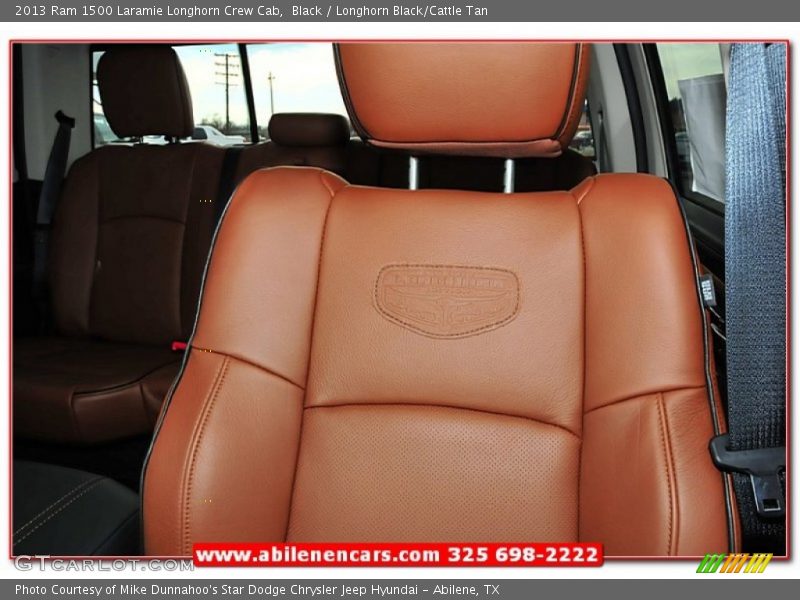 Black / Longhorn Black/Cattle Tan 2013 Ram 1500 Laramie Longhorn Crew Cab