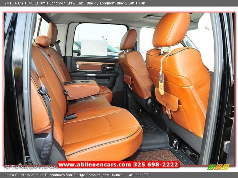Black / Longhorn Black/Cattle Tan 2013 Ram 1500 Laramie Longhorn Crew Cab