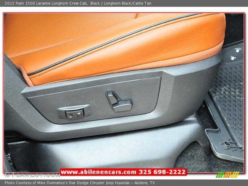 Black / Longhorn Black/Cattle Tan 2013 Ram 1500 Laramie Longhorn Crew Cab