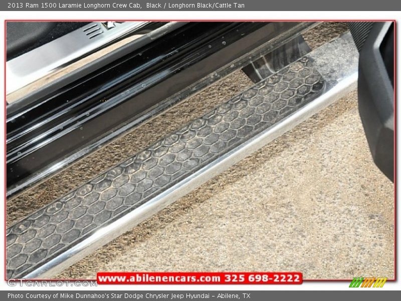 Black / Longhorn Black/Cattle Tan 2013 Ram 1500 Laramie Longhorn Crew Cab