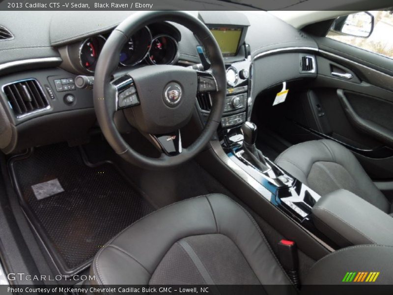 Ebony Interior - 2013 CTS -V Sedan 