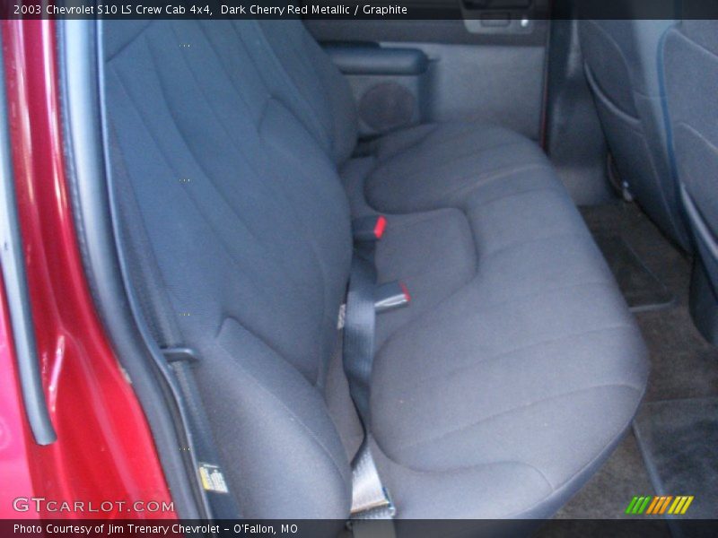 Dark Cherry Red Metallic / Graphite 2003 Chevrolet S10 LS Crew Cab 4x4