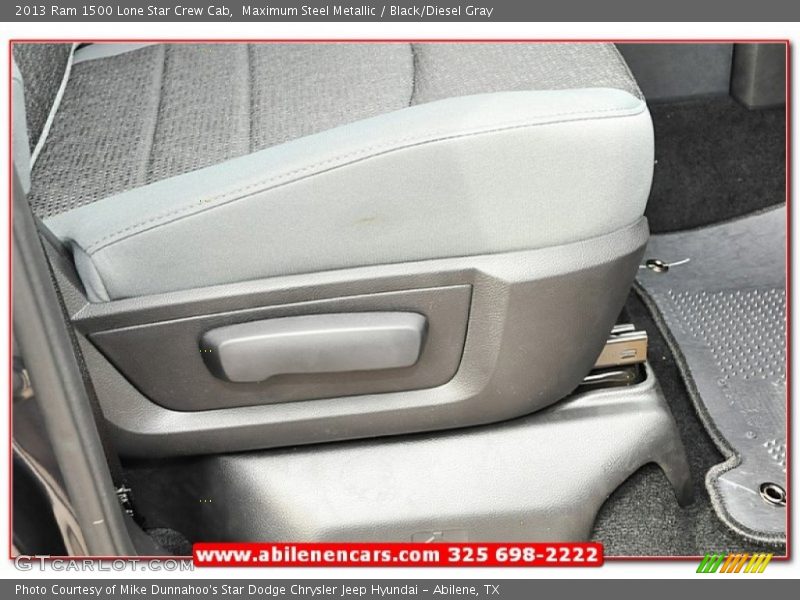 Maximum Steel Metallic / Black/Diesel Gray 2013 Ram 1500 Lone Star Crew Cab