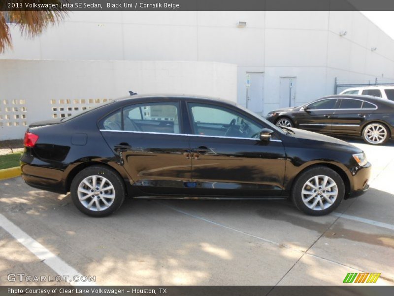 Black Uni / Cornsilk Beige 2013 Volkswagen Jetta SE Sedan